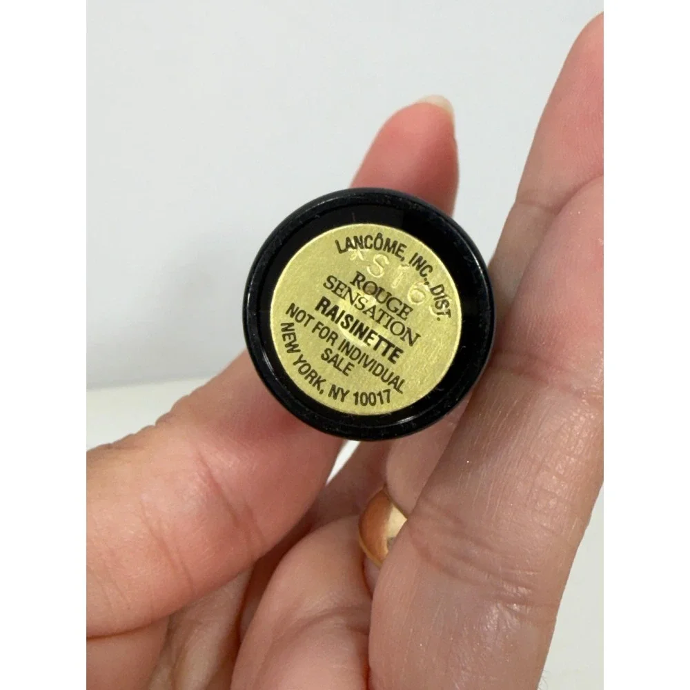 Lancome Rouge Sensation Lipstick Raisinette S16 Metallic Brown Shimmer RARE